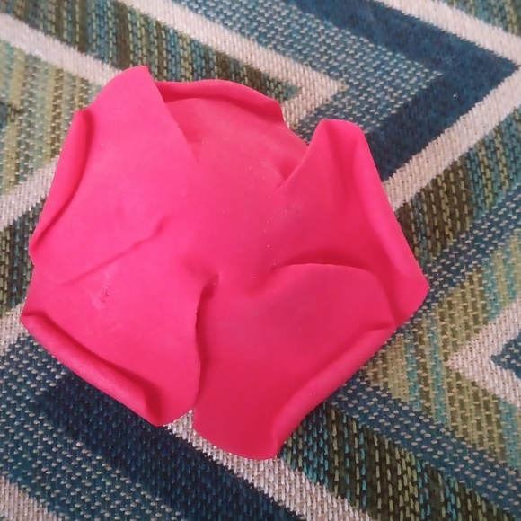 24 Coral color rose artificial Bud - Picture 3 of 5